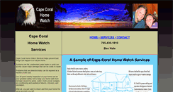 Desktop Screenshot of capecoral-homewatch.com